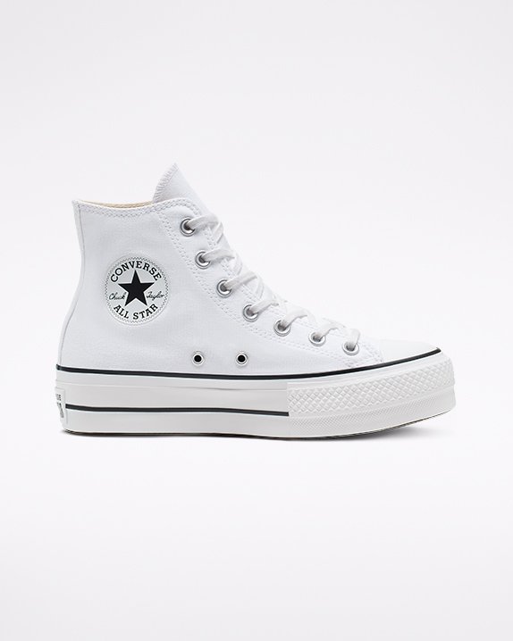 Converse Chuck Taylor All Star lift Canvas High Top Blancas | A80389B