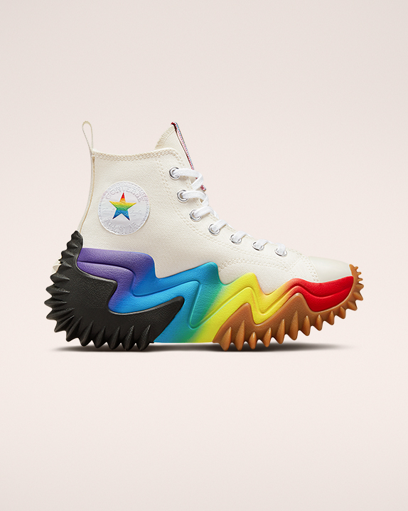 Converse Run Star Motion Platform Pride High Top Blancas | A63365L